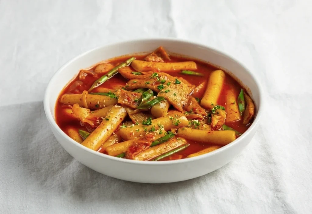 Tteok-bokki - tofu